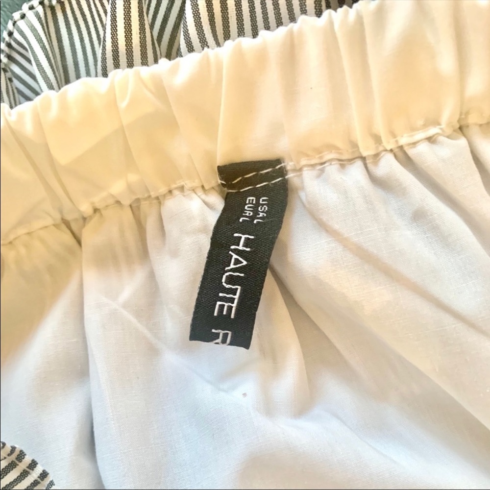 Haute Rouge White Ruffle Off-The-Shoulder Top - Picture 5 of 6